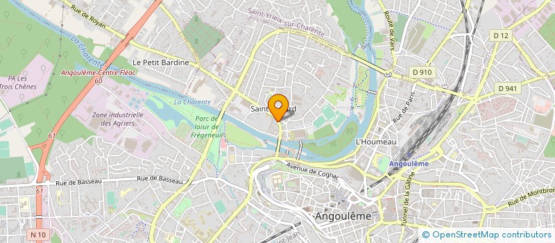localisation de l'entreprise TECHNIC CONSEIL à ANGOULEME