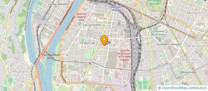 localisation de l'entreprise TECHNIC DE L HABITAT  LYON