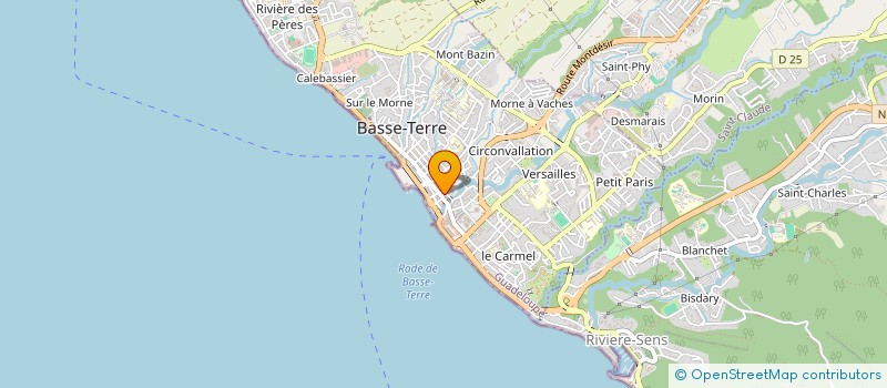 localisation de l'entreprise TECHNIC DU FROID à BASSE-TERRE