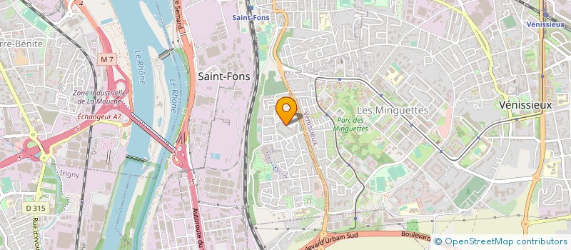 localisation de l'entreprise TECHNIC ECHAFAUDAGE  SAINT-FONS