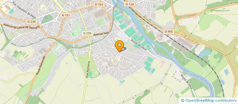 localisation de l'entreprise TECHNIC-ELEC à AUXERRE