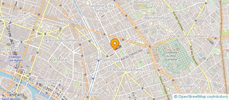 localisation de l'entreprise TECHNIC ELEC  PARIS