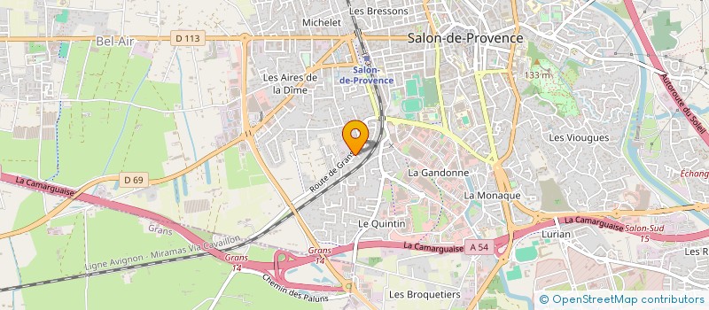 localisation de l'entreprise TECHNIC-ELEC à SALON-DE-PROVENCE