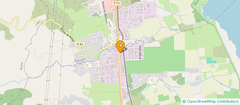 localisation de l'entreprise TECHNIC'ELEC à BORGO