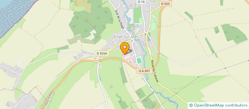 localisation de l'entreprise TECHNIC ELEC à CRIEL-SUR-MER