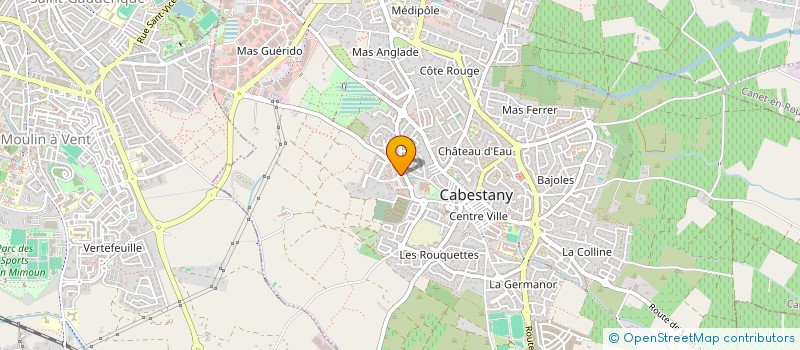 localisation de l'entreprise TECHNIC' ELEC à CABESTANY