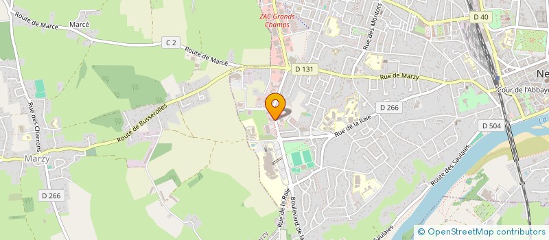 localisation de l'entreprise TECHNIC'ELEC 58 à NEVERS