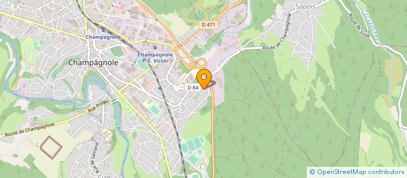localisation de l'entreprise TECHNIC ELECTRIC AUTO SARL  CHAMPAGNOLE