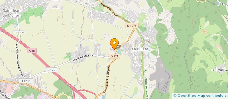 localisation de l'entreprise TECHNIC ENERGIE à VOIRON