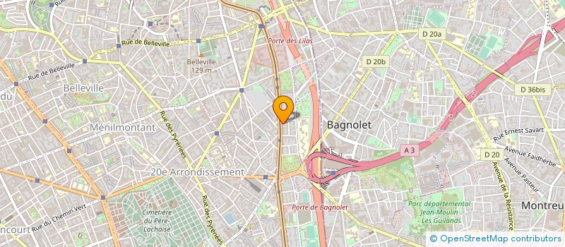 localisation de l'entreprise TECHNIC ET REFRIGERATION à PARIS