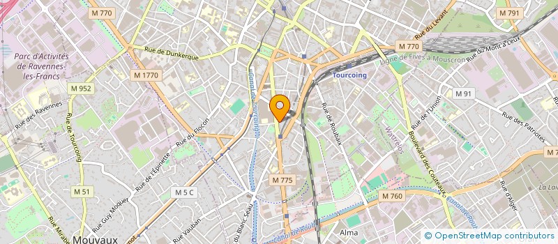 localisation de l'entreprise TECHNIC FLASH IMAGE à TOURCOING