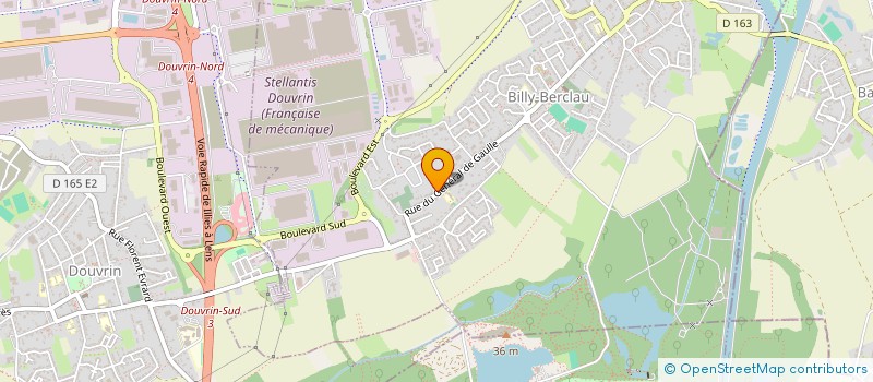 localisation de l'entreprise TECHNIC FOURNIL  BILLY-BERCLAU