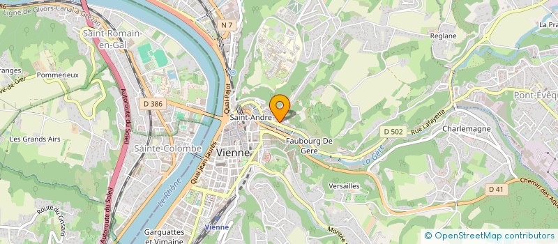 localisation de l'entreprise TECHNIC FROID à VIENNE