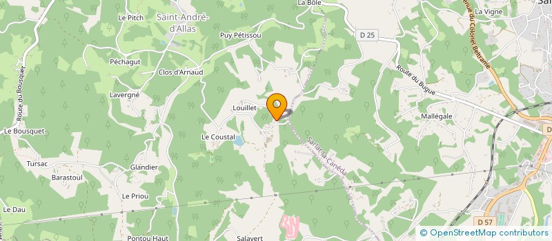 localisation de l'entreprise TECHNIC FROID  CALVIAC-EN-PERIGORD