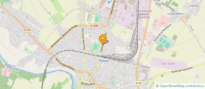 localisation de l'entreprise TECHNIC'GAZ SARL  THOUARS