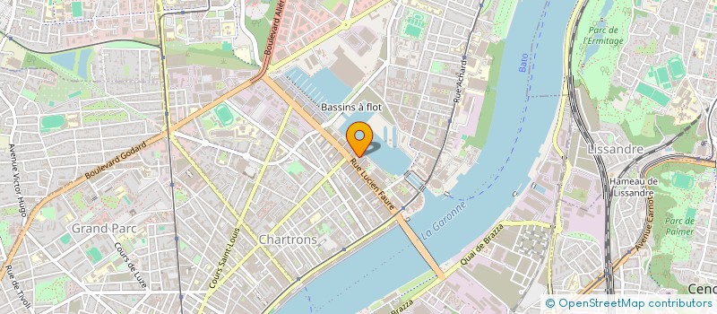 localisation de l'entreprise TECHNIC HOME à BORDEAUX