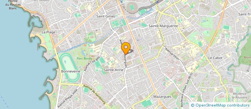 localisation de l'entreprise TECHNIC HORS BORD MOTEURS - THBM à MARSEILLE