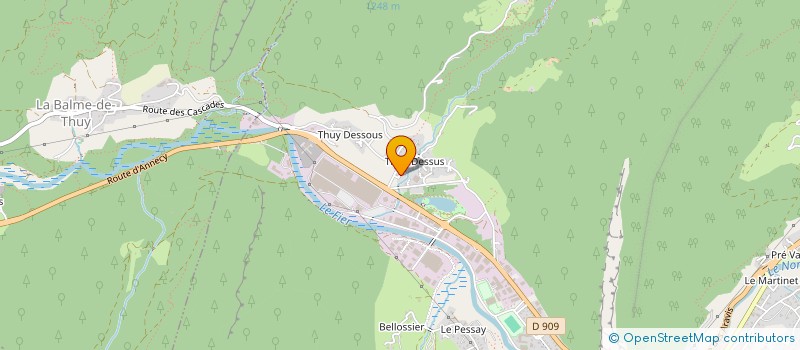 localisation de l'entreprise TECHNIC IMPORT à THONES