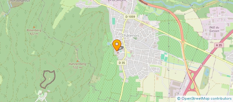 localisation de l'entreprise TECHNIC INDUSTRY  HORBOURG-WIHR