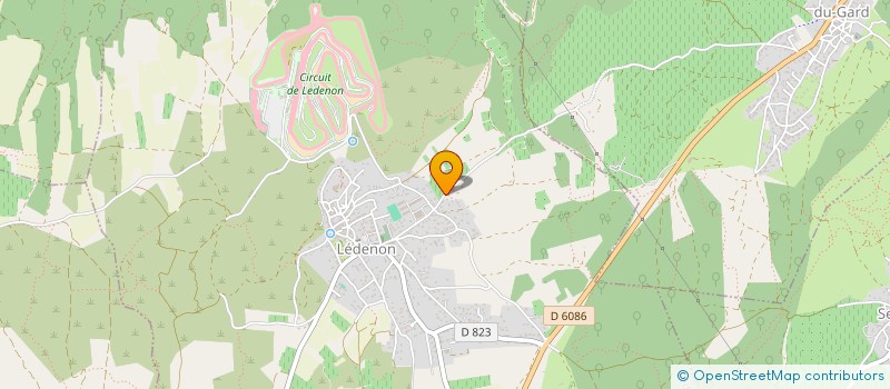 localisation de l'entreprise TECHNIC MOTOS  LEDENON