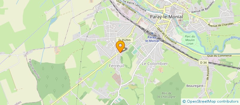 localisation de l'entreprise TECHNIC MOTOS à PARAY-LE-MONIAL