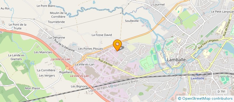 localisation de l'entreprise TECHNIC-ONLINE à LAMBALLE-ARMOR