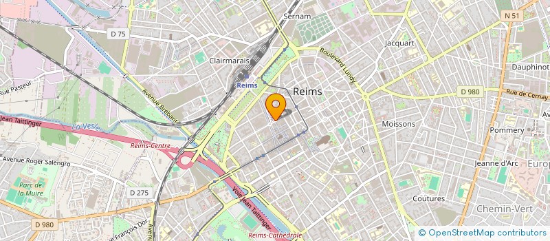 localisation de l'entreprise TECHNIC OPTIC à REIMS