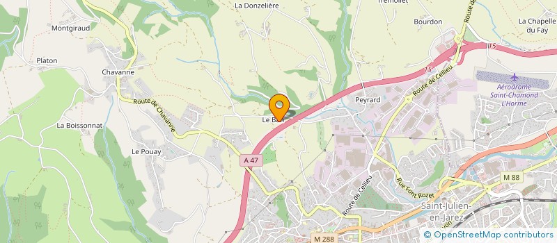 localisation de l'entreprise TECHNIC PARQUET à SAINT-CHAMOND