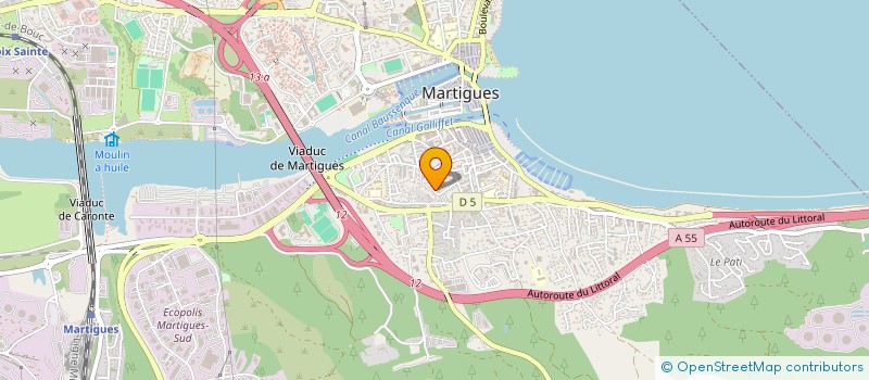 localisation de l'entreprise TECHNIC PEINTURE ET RENOVATION à MARTIGUES