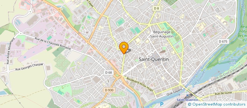 localisation de l'entreprise TECHNIC PEINTURE SERVICE à SAINT-QUENTIN
