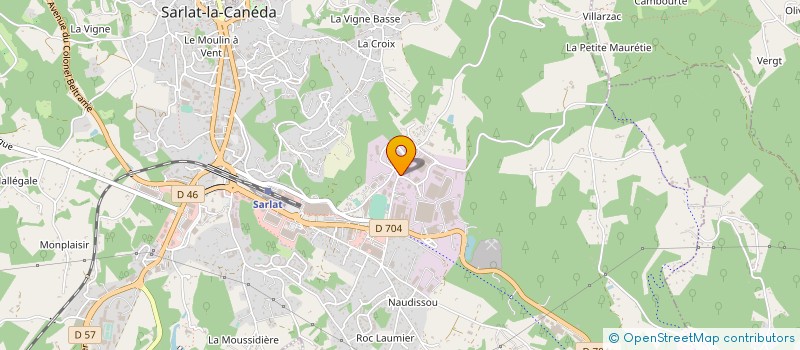 localisation de l'entreprise TECHNIC RACING à VEZAC
