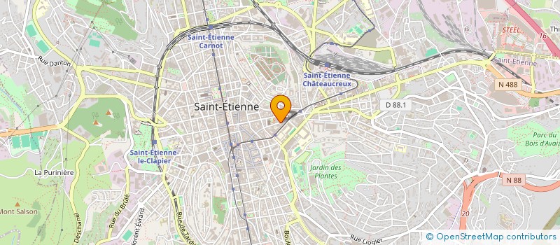 localisation de l'entreprise TECHNIC SANIT à SAINT-ETIENNE