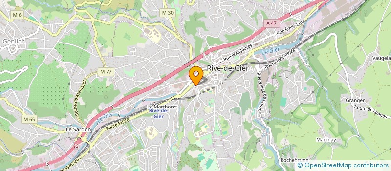 localisation de l'entreprise TECHNIC-SERVICE à RIVE-DE-GIER