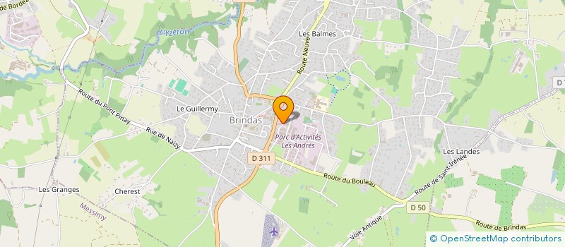 localisation de l'entreprise TECHNIC SERVICE PUBLICITAIRE à BRINDAS
