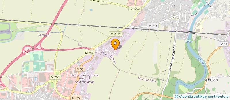 localisation de l'entreprise TECHNIC STEEL  SAUVAGNON