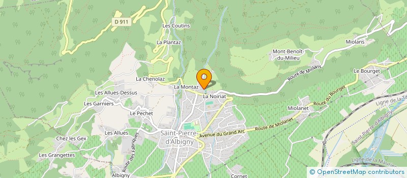 localisation de l'entreprise TECHNIC'TOITURE NETTOYAGE  SAINT-PIERRE-D'ALBIGNY