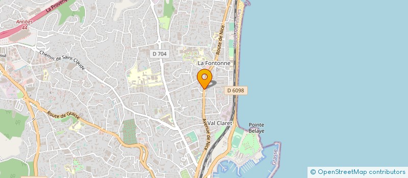 localisation de l'entreprise TECHNIC TRAVAUX MATERIELS à ANTIBES