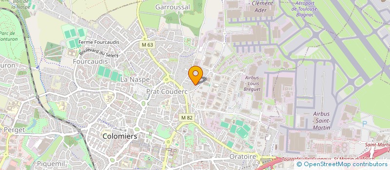 localisation de l'entreprise TECHNIC ZINC FRANCE à COLOMIERS