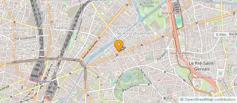 localisation de l'entreprise TECHNICABLE à PARIS