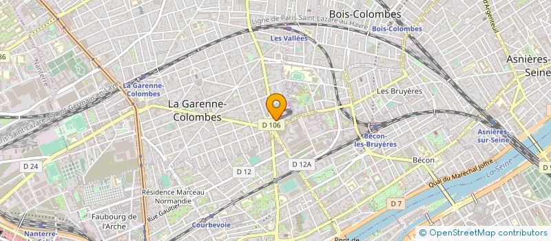 localisation de l'entreprise TECHNICAIR à LA GARENNE-COLOMBES