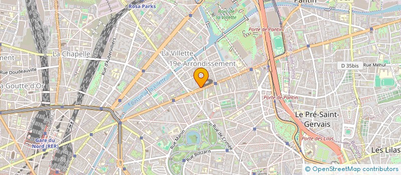 localisation de l'entreprise TECHNICAL COSMETIC  PARIS