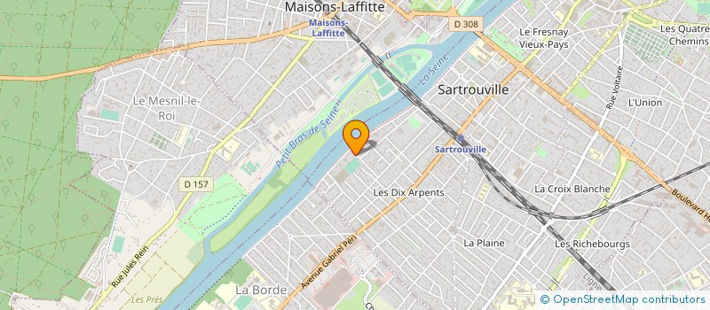 localisation de l'entreprise TECHNICAL-DIAG  SARTROUVILLE