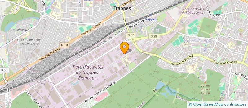 localisation de l'entreprise TECHNICAL DIGITAL PRINTING à TRAPPES