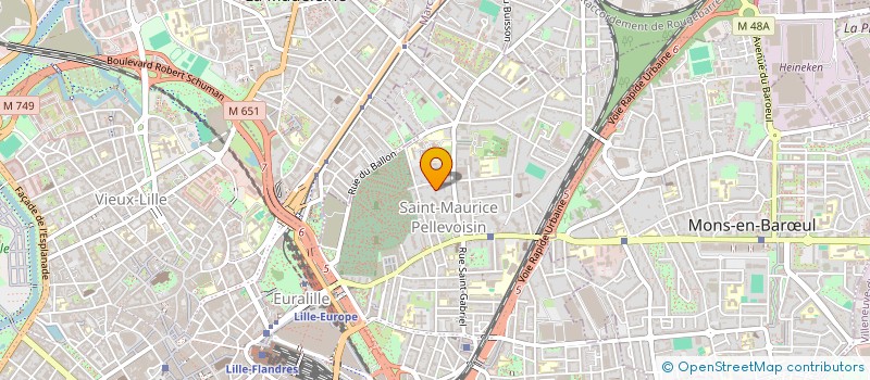 localisation de l'entreprise TECHNICAL ID  LILLE