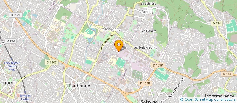 localisation de l'entreprise TECHNICALDOG à MARGENCY