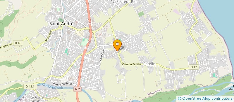 localisation de l'entreprise TECHNICANE à SAINT-ANDRE