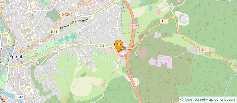 localisation de l'entreprise TECHNICAR IMMO à EPINAL