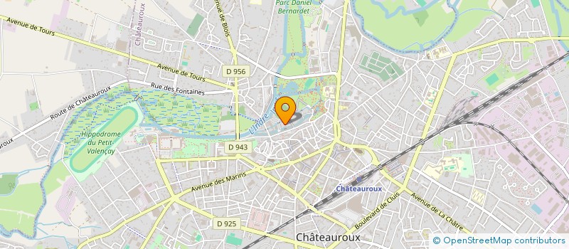 localisation de l'entreprise TECHNICENTRE à CHATEAUROUX