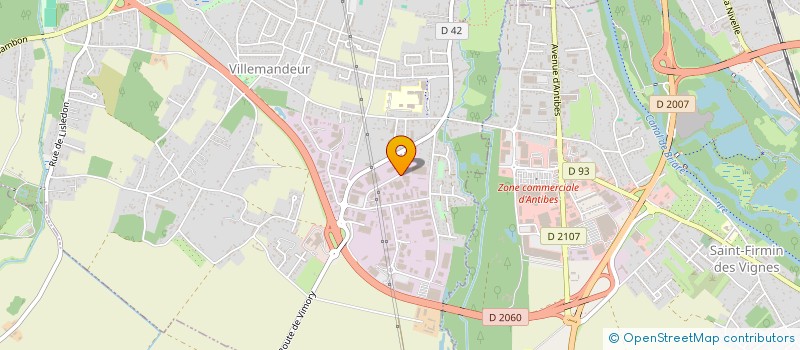 localisation de l'entreprise TECHNICHAUFFAGE à VILLEMANDEUR