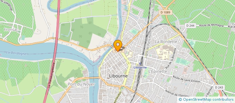 localisation de l'entreprise TECHNICIA BROUSSE CAMBUZAT à LIBOURNE
